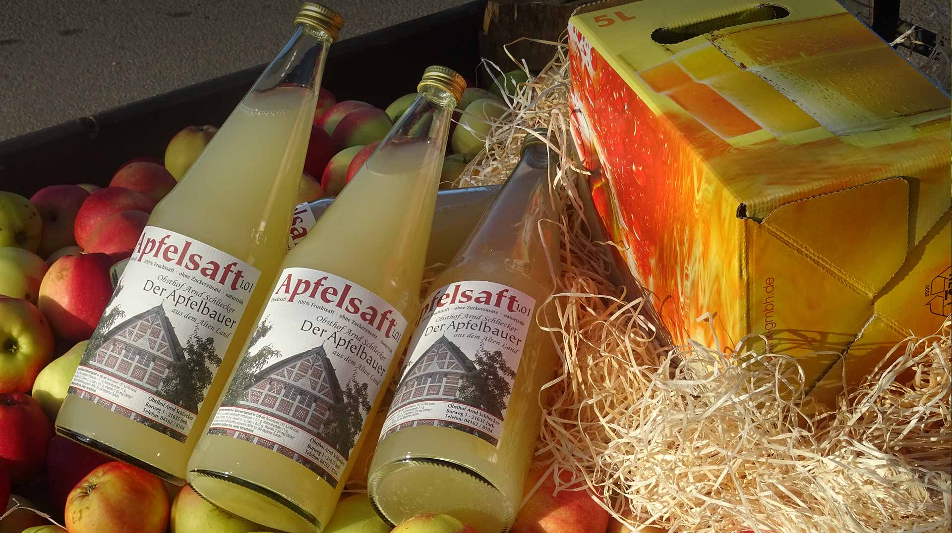 Unser eigener Apfelsaft